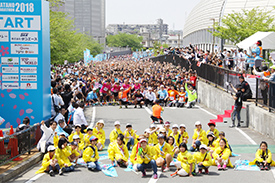 交野マラソン当日の風景